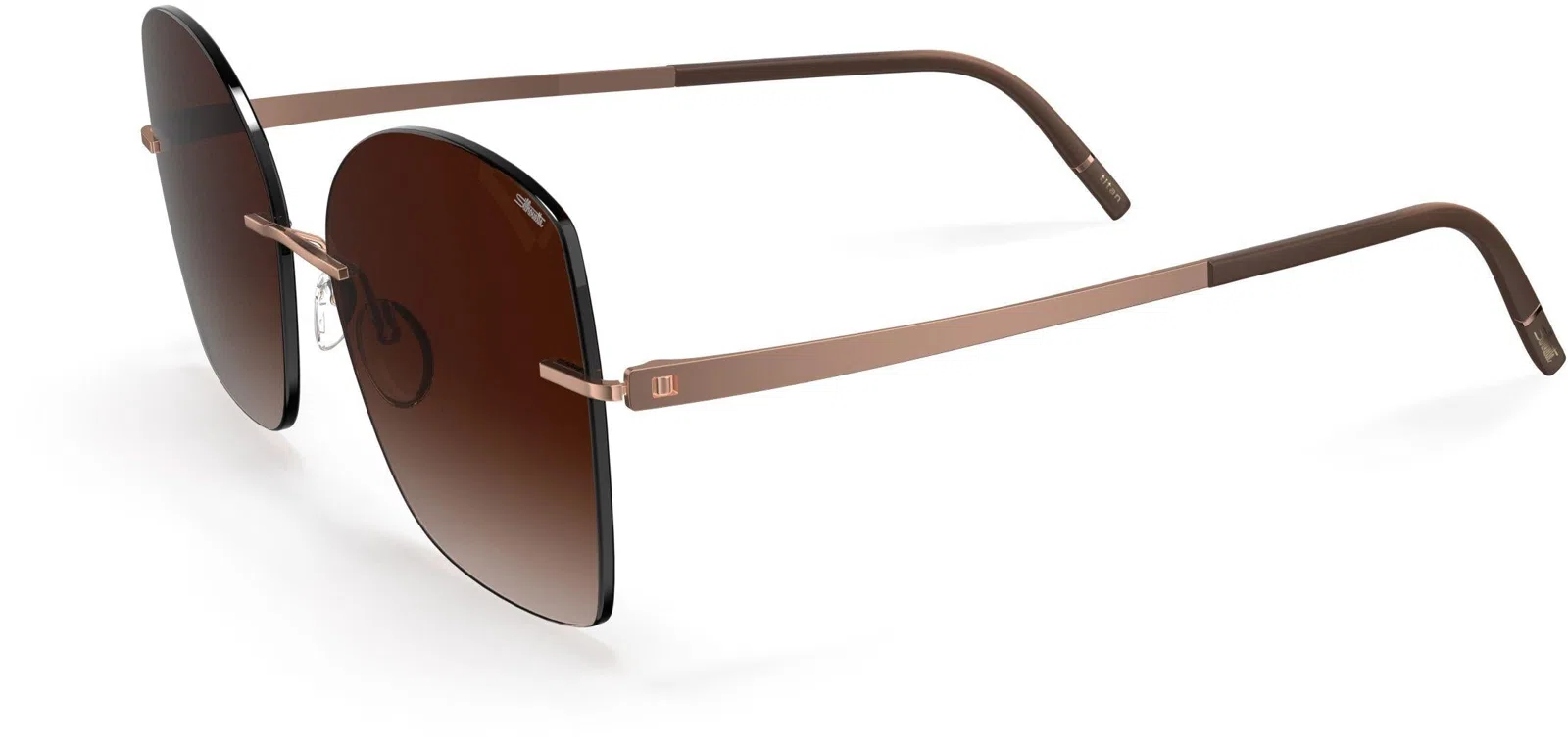 Silhouette Terranea Rimless 8193 Sunglasses - view 12